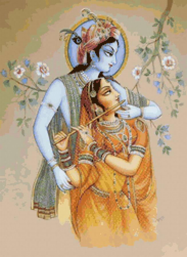 Кришна и Радха - предпросмотр