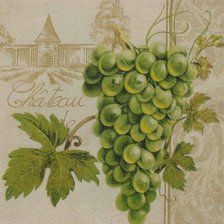 Оригинал схемы вышивки «гроздь винограда» (№68077)
