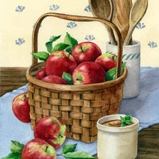 Оригинал схемы вышивки «яблоки» (№69990)