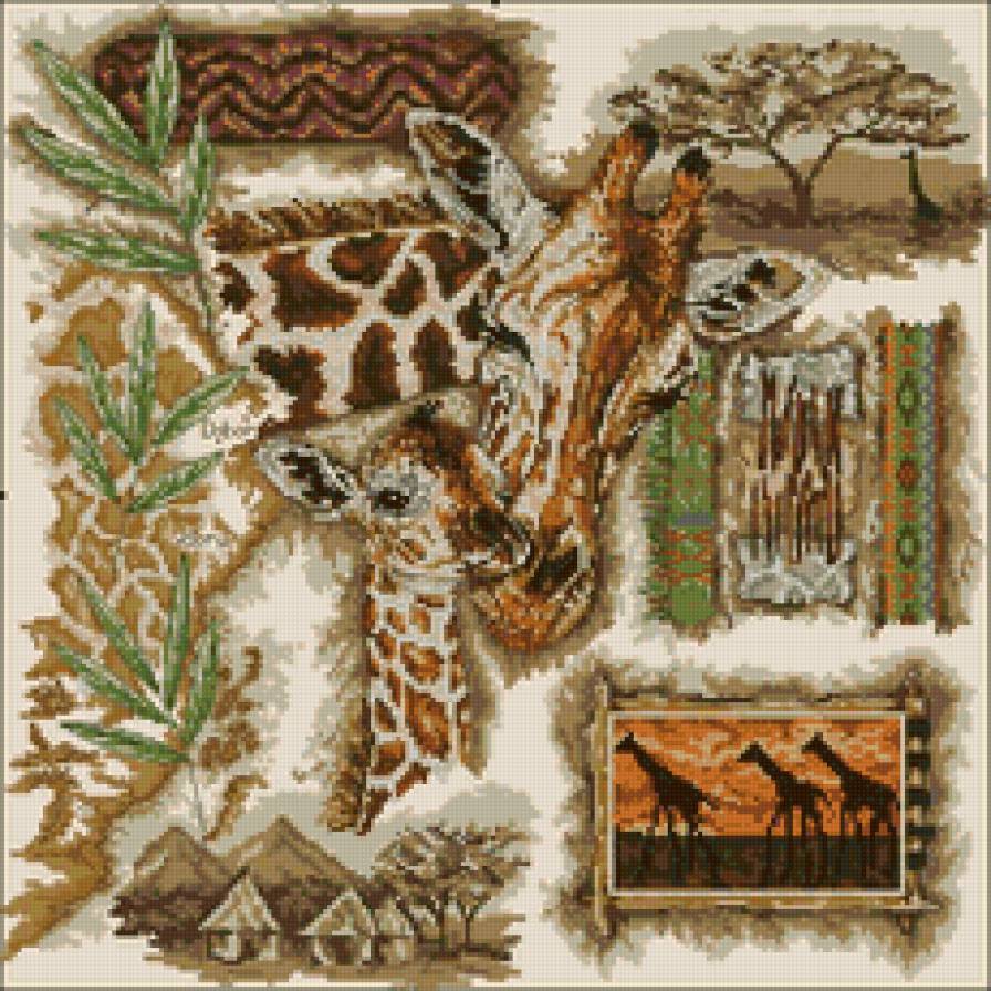Жирафы - жираф, животные, этно - предпросмотр