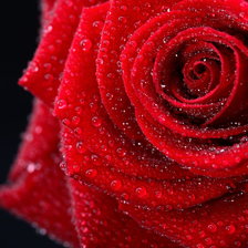 Оригинал схемы вышивки «Роза красная» (№70805)