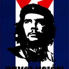 Оригинал схемы вышивки «Че Гевара флаг Кубы» (№70945)
