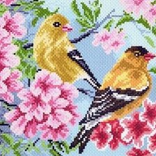 Оригинал схемы вышивки «Птички» (№71815)
