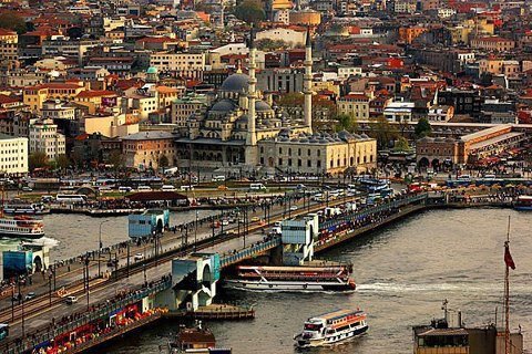 Стамбул, Галатский мост - путешествия, стамбул - оригинал