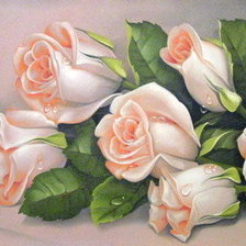 Оригинал схемы вышивки «Розы» (№74912)