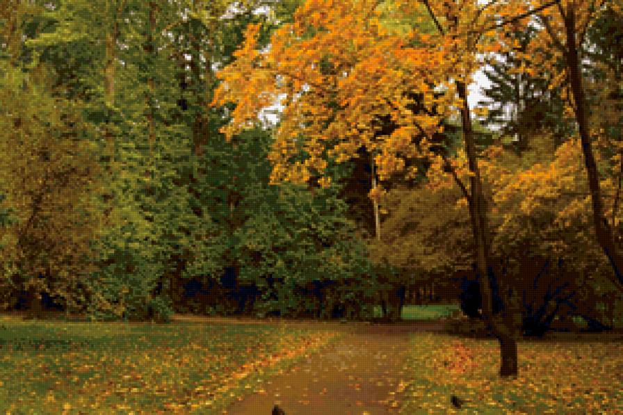 Осенний парк - осень, природа, пейзаж - предпросмотр