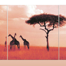 Оригинал схемы вышивки «жирафы» (№75815)