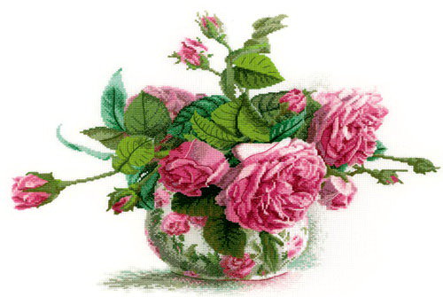 Розы - ваза, цветы, букет, натюрморт - оригинал