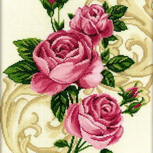 Оригинал схемы вышивки «Розы» (№76899)