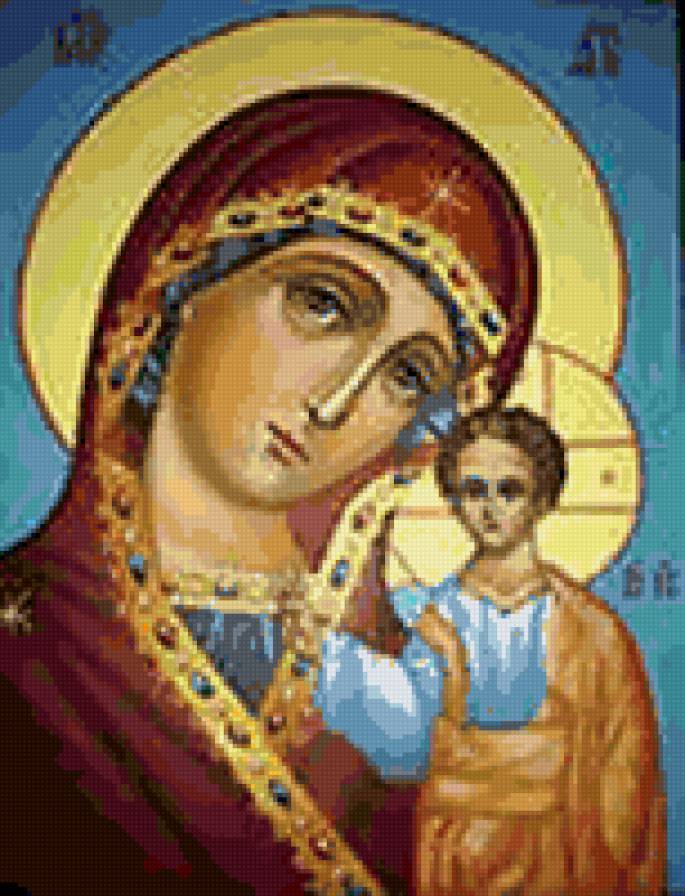 Казанская Божья Матерь - божья мама, иконы, религия - предпросмотр