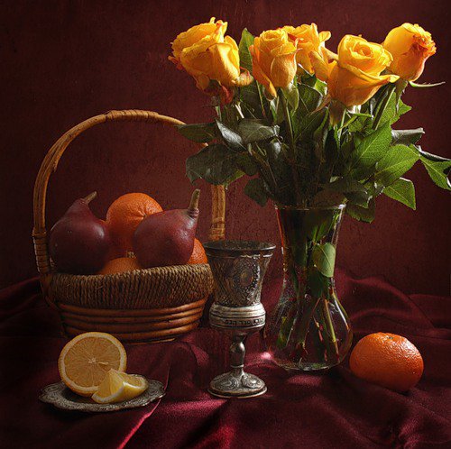Натюрморт - букет, цветы в вазе, натюрморт - оригинал