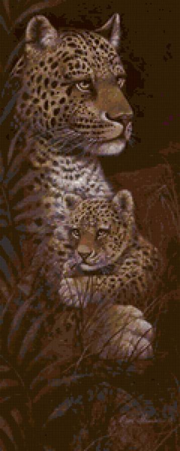 леопарды - леопард, животные, кошки, хищники - предпросмотр