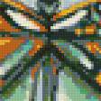 Предпросмотр схемы вышивки «бабочка в рамке 2» (№82966)