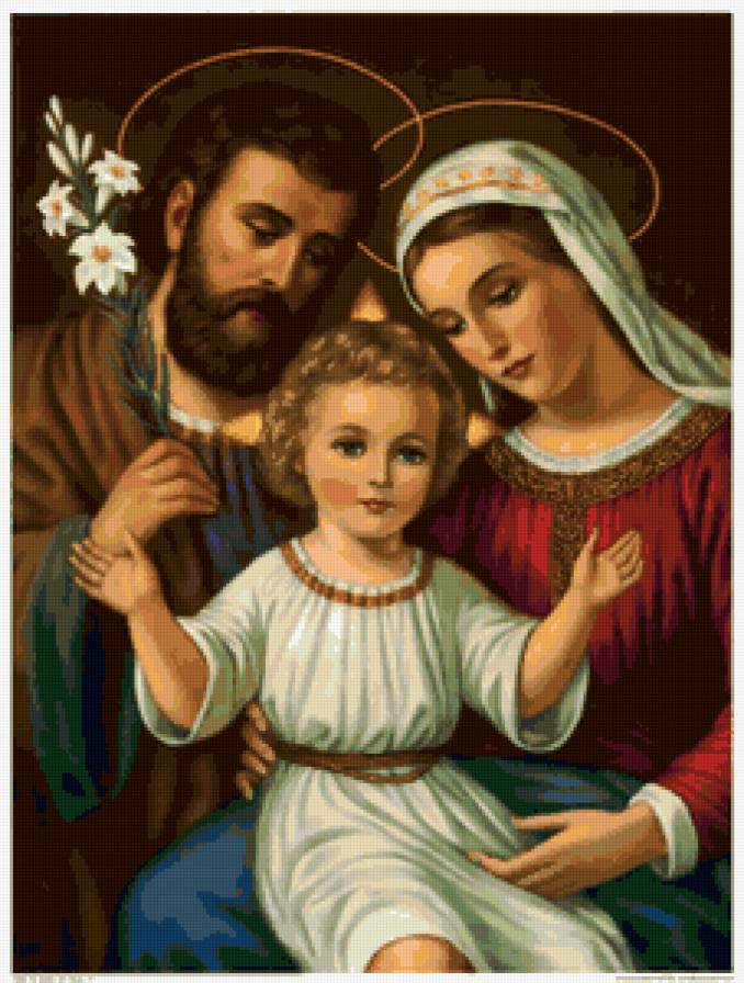 Святое семейство - иконы - предпросмотр
