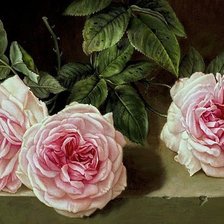 Оригинал схемы вышивки «Три розы» (№84122)