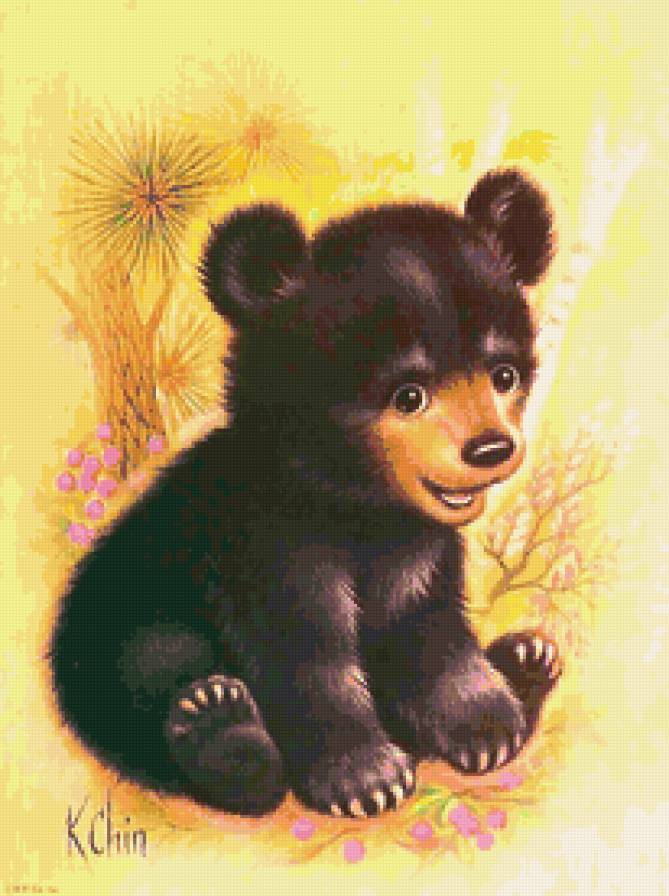 Медвежонок - медведи, детки, радость, медвежата, медвежонок, природа - предпросмотр