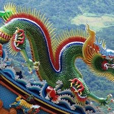 Оригинал схемы вышивки «Китайский дракон» (№86008)
