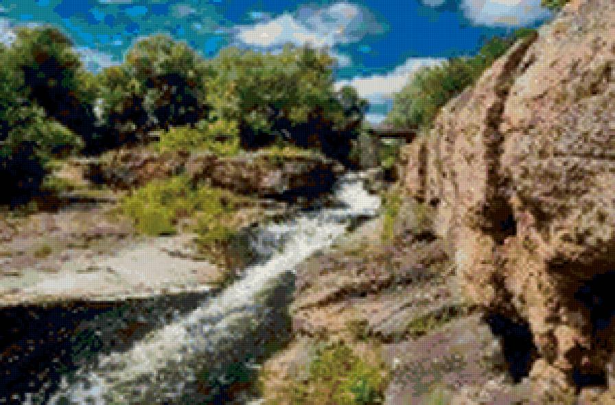 Букский каньон на реке Горны - пейзаж - предпросмотр