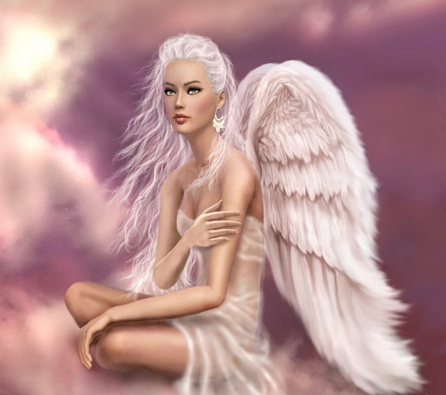 Ангел05 - ангел, девушка, фентези - оригинал