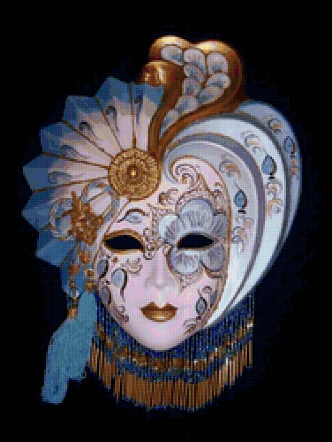 маска 3 - маски. карнавал, венеция - предпросмотр