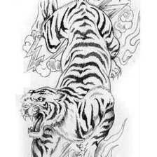 Схема вышивки «тигр 2»