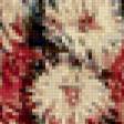 Предпросмотр схемы вышивки «Натюрморт с хризантемами» (№91794)