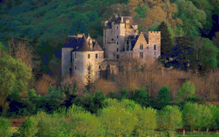 Старый замок - лес, пейзаж, архитектура, природа, историческое, замок - предпросмотр