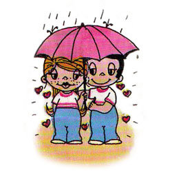 Love is...3 - чувства, зонт, любовь - оригинал
