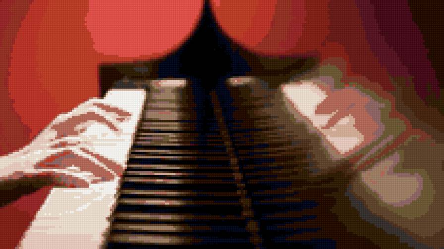 музыка - пианино, клавиши - предпросмотр