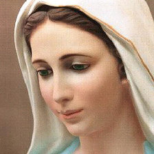 Оригинал схемы вышивки «Богородица» (№92410)