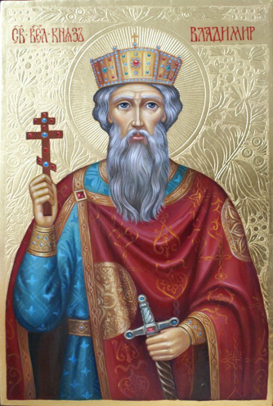 икона св. князя владимира - иконы - оригинал