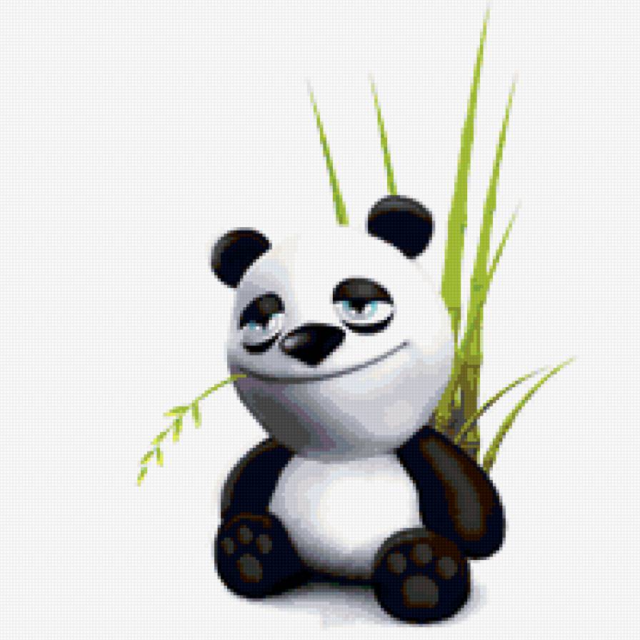 Панда - животные, детские, панда - предпросмотр