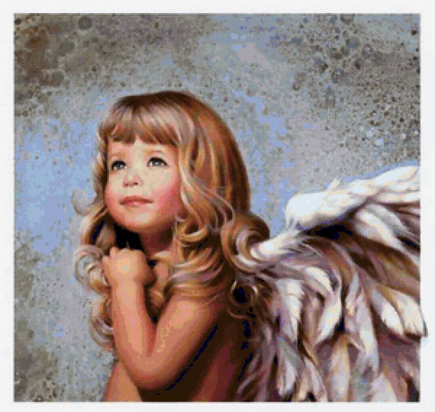 Ангелок - девочка, божественное, ангелок, ангел - предпросмотр
