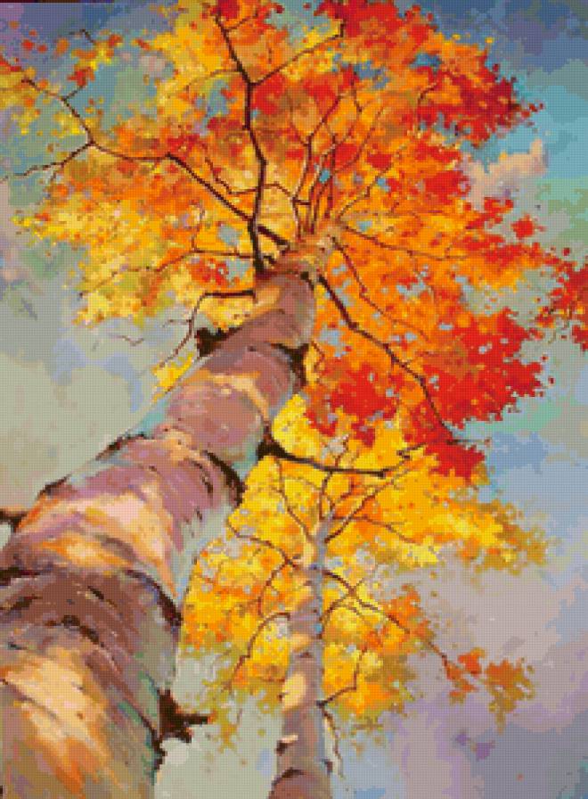 Серия "Пейзаж. Осень" - небо, осень, пейзаж - предпросмотр