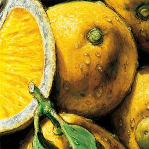 Лимоны - альмах, живопись - оригинал