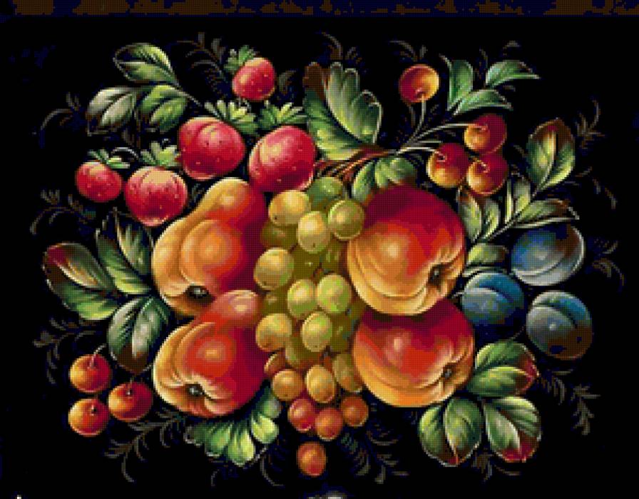 Фрукты - кухонная тематика, для кухни, натюрморт, ягоды, фрукты, еда - предпросмотр