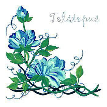 Салфетка - на платок, цветы, синее, голубое, салфетка, уголок - оригинал