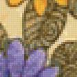 Предпросмотр схемы вышивки «цветы и бабочки» (№97749)