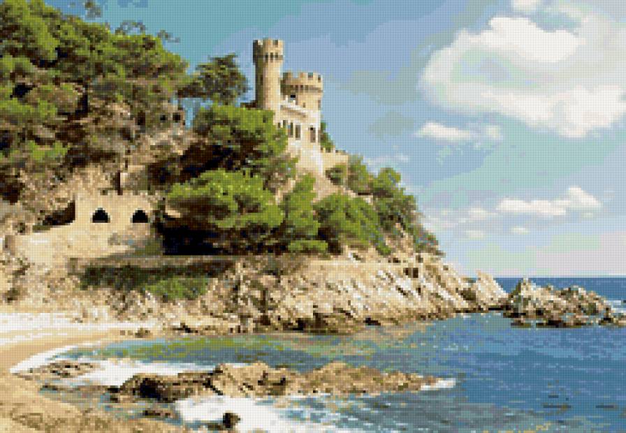Замок Испания - замок - предпросмотр