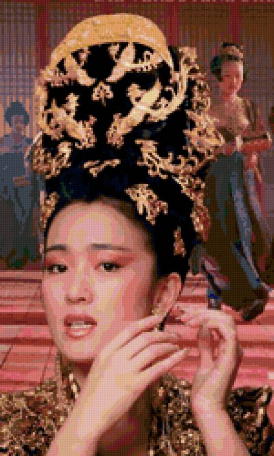 проклятие золотого цветка - принцесса, девушка, китай, женский образ - предпросмотр