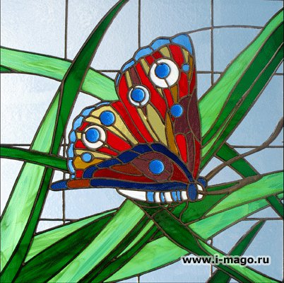 Бабочка - подушка, бабочка, открытка - оригинал