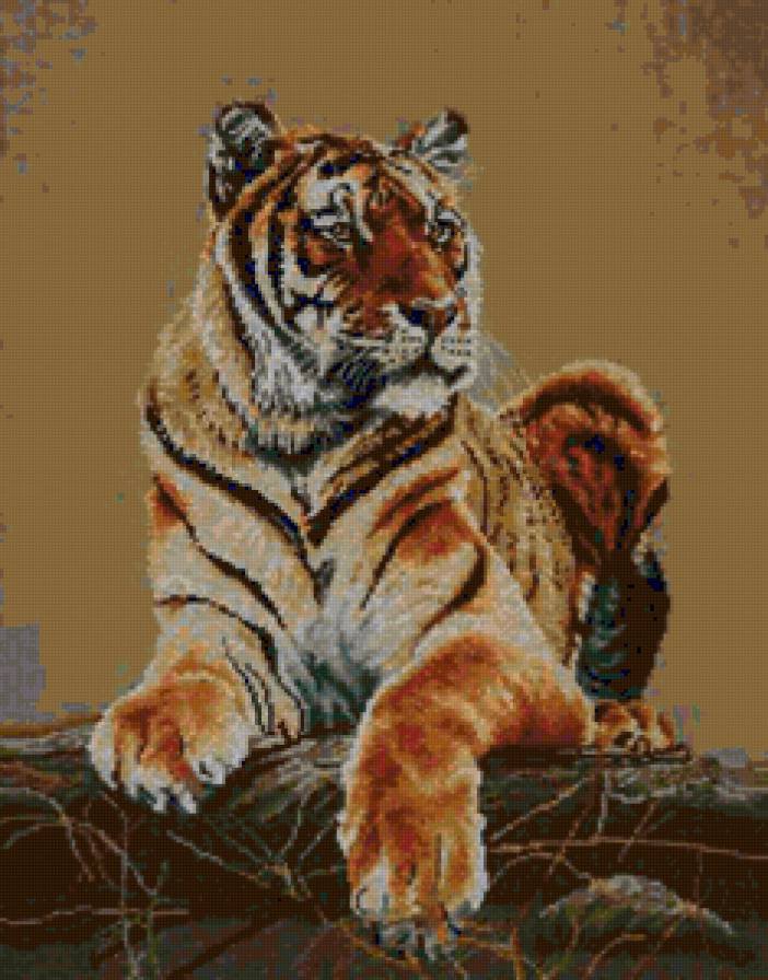 Гордый тигр!))) - тигр, животные - оригинал