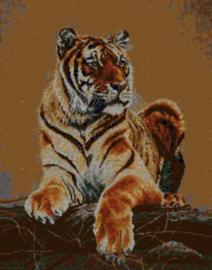 Гордый тигр!))) - животные, тигр - предпросмотр