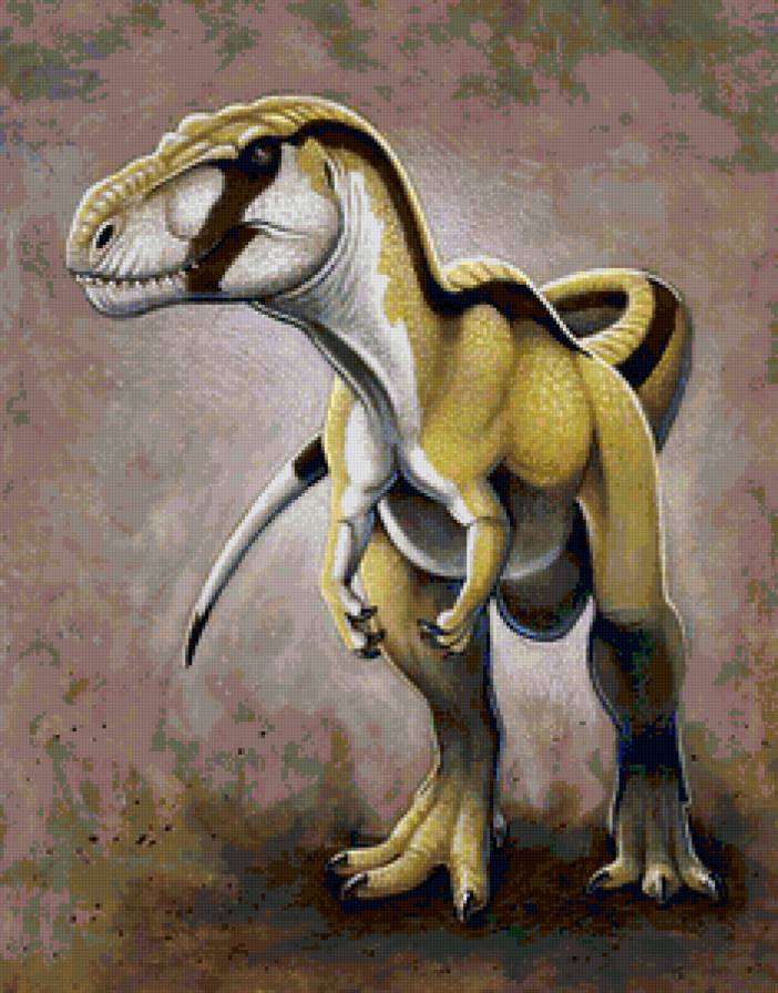 Юность Земли - картина, доисторический мир, анималисты, динозавры, животные - предпросмотр