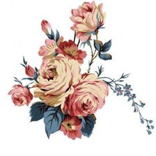 Оригинал схемы вышивки «розы» (№105563)