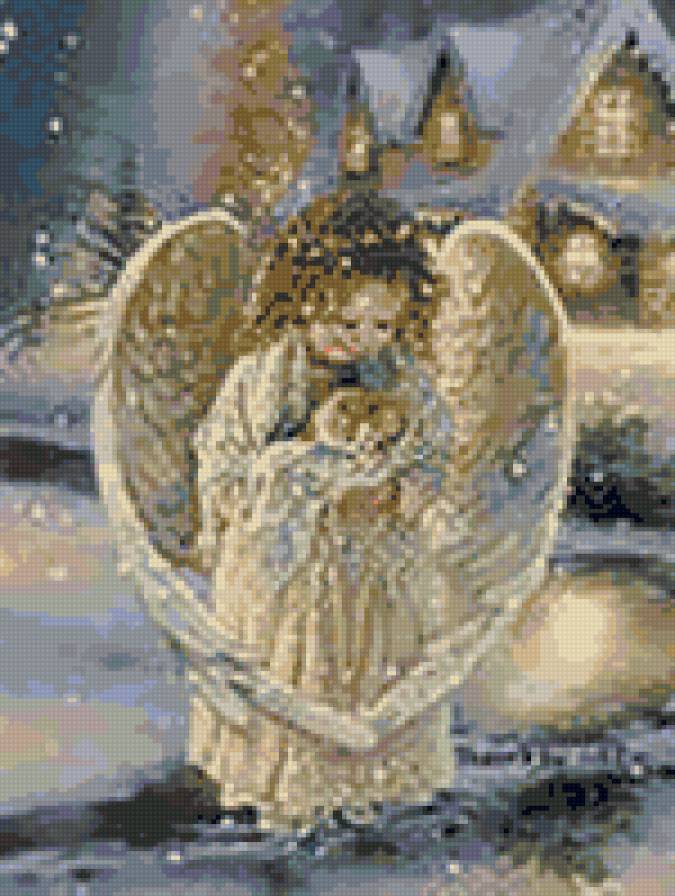 Рождественский ангел - рождество, ангел, праздник - предпросмотр