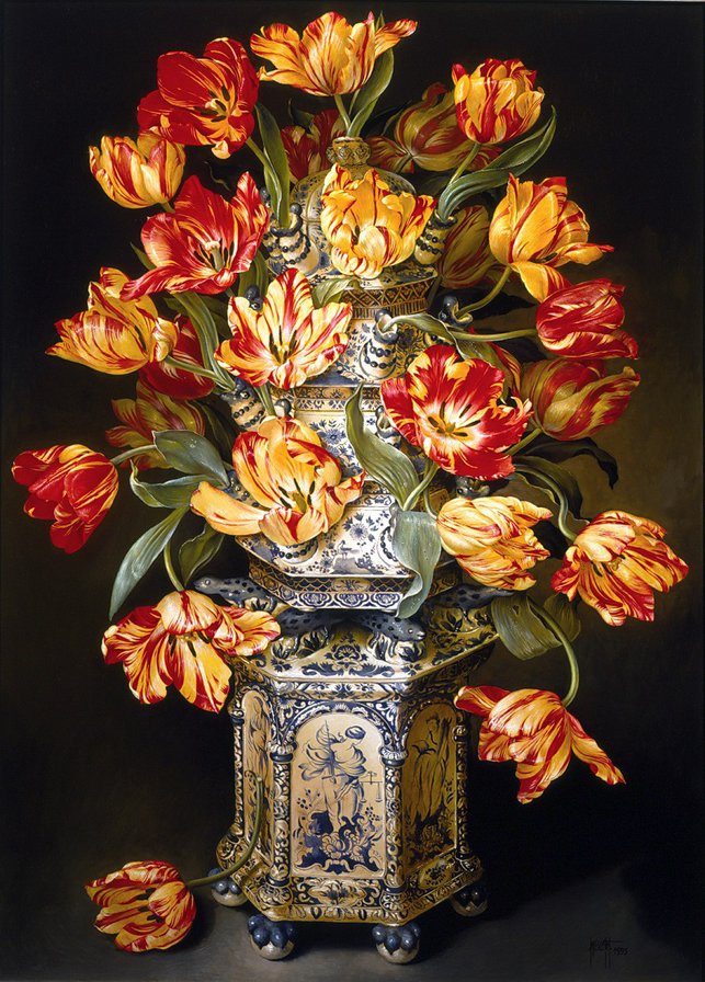 Серия "Букет" - цветы, букет, тюльпаны - оригинал