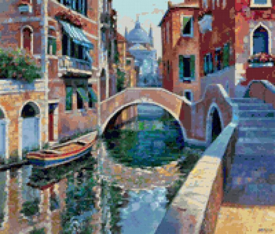 Венеция - пейзаж, венеция, вода - предпросмотр