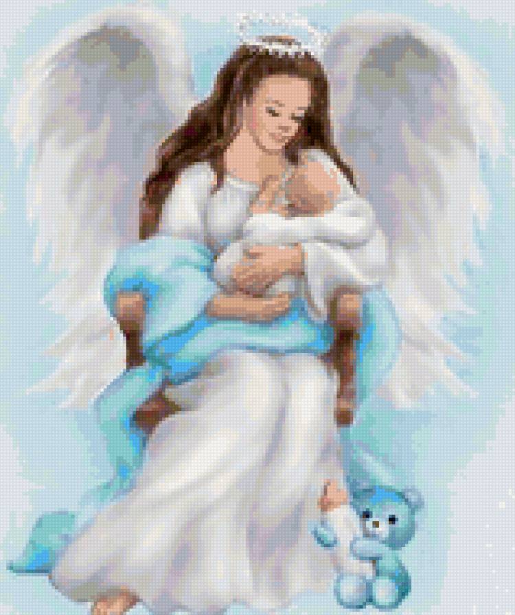ангел хранитель - ангел, младенец - предпросмотр