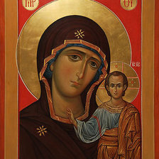 Оригинал схемы вышивки «Пресвятая Богородица Казанская» (№108658)
